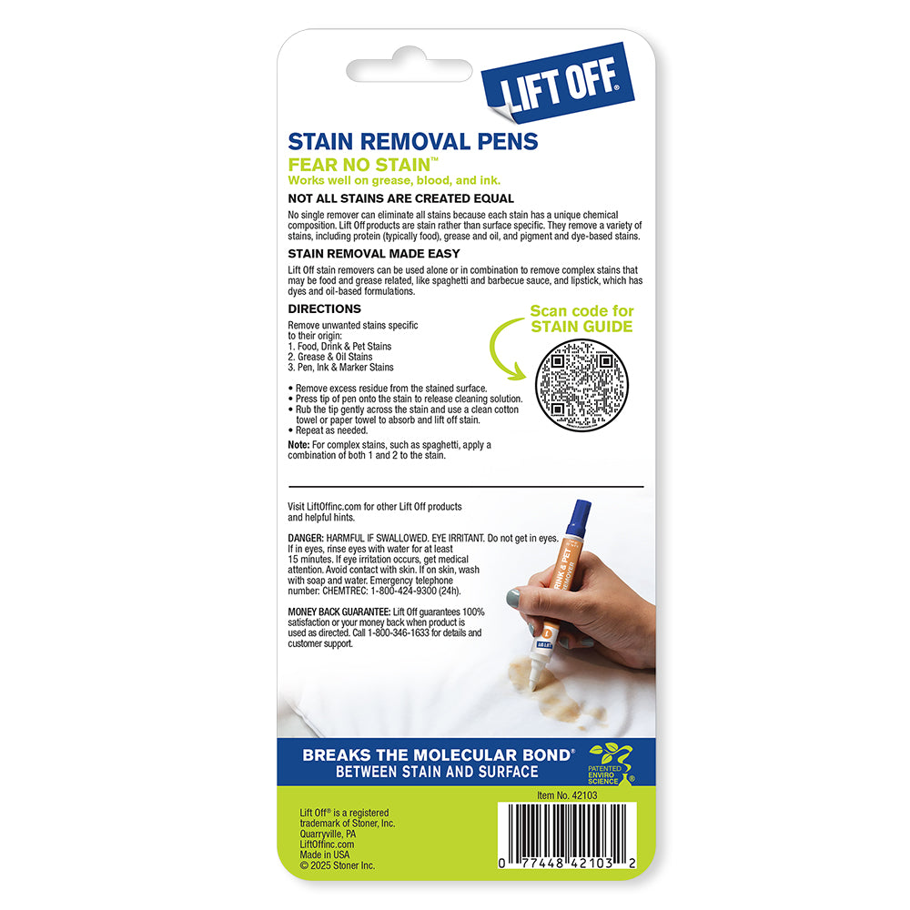 
                  
                    Lift Off Stain Removal Pens
                  
                