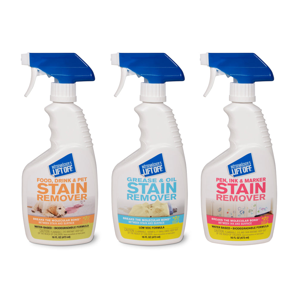 Lift Off 3-in-1 Stain Removal Kit 16 oz. Spray Bottles
